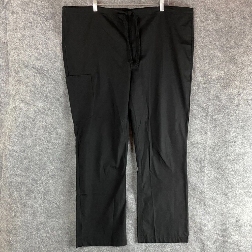 Red Panda Scrubs Bottoms XL Men's Workwear Black Adults